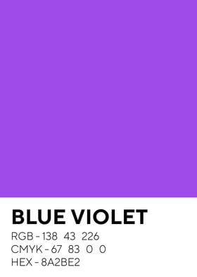 Blue Violet Color