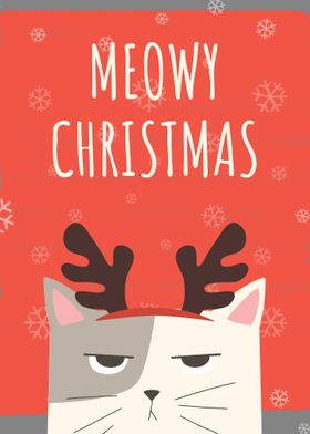 Meowy Christmas Cat