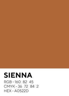 Sienna Color