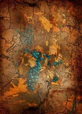 Blue Grapes Autumn Harvest