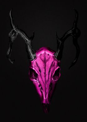 Deer skull Purple