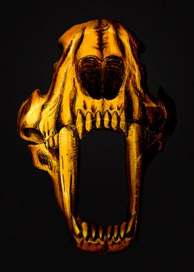 Saber tooth tiger Orange