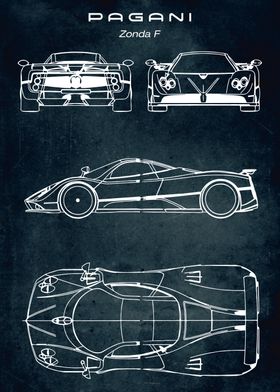 No192 Pagani Zonda F