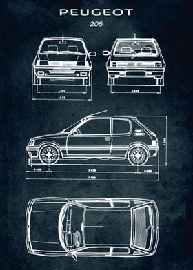 No194 Peugeot 205