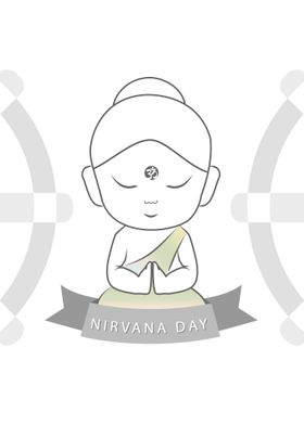 Nirvana day or Parinirvana