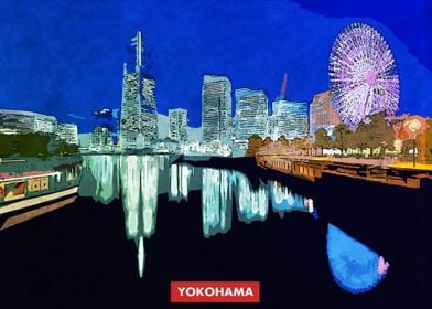 Yokohama City Skyline