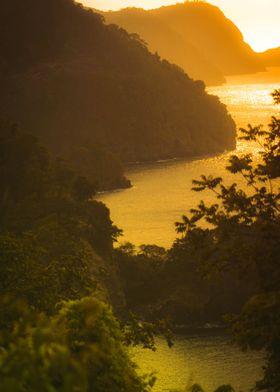 River through mountains