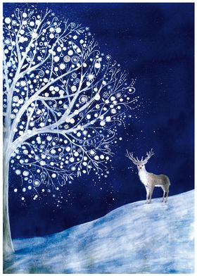 Winter stag