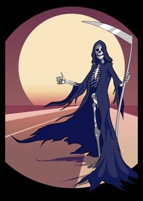 Grim Reaper Hitchhiking