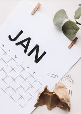 January calendar