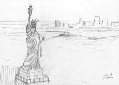 New York City drawing