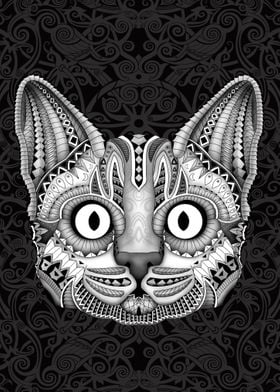 Aztec Cat Head