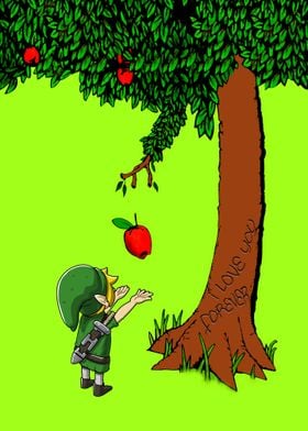 Little Link and an Apple
