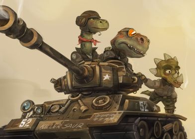 Dino Death Squad on Tank