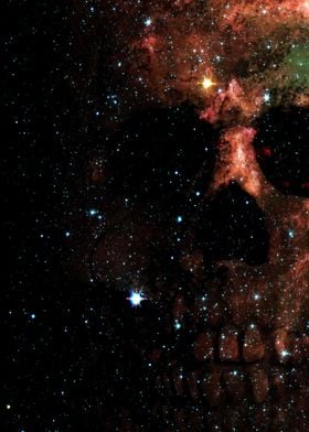Skull in Nebula 