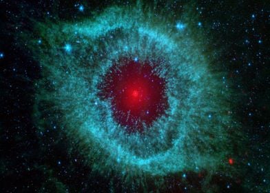 Dust In Helix Nebula