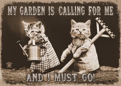 Cat Garden Calling Me