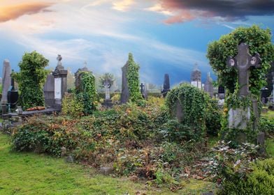 wide side of graveyard