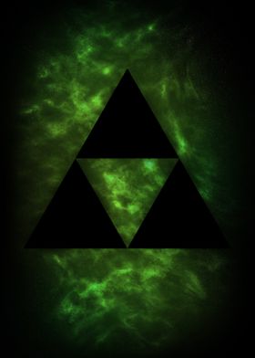 Zelda Triforce Nebula
