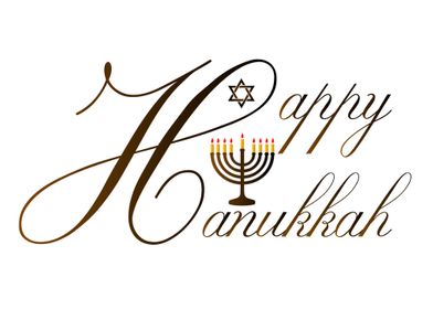 Happy Hanukkah poster