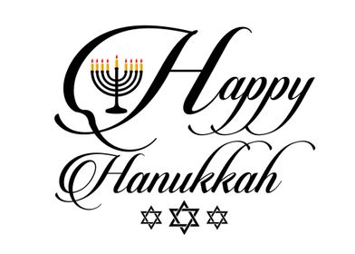 Happy Hanukkah poster