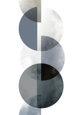 Moon Phases Abstract