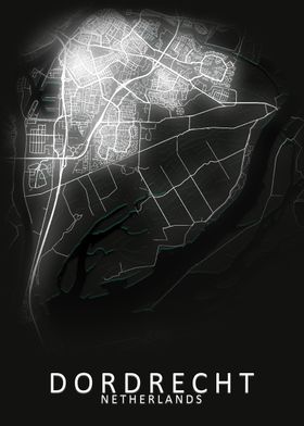Dordrecht Netherlands Map