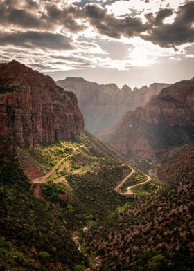 Zion National Park Canyon 