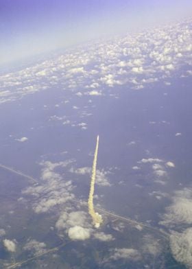 Space Shuttle Far Away