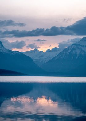 Sunrise at McDonald Lake