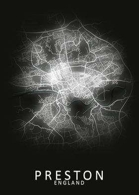 Preston England City Map