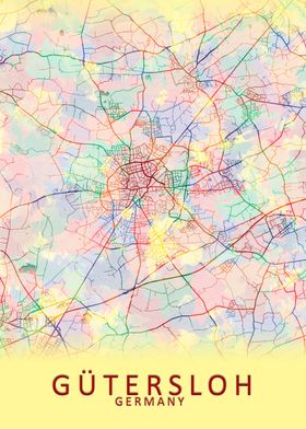 Gutersloh Germany City Map