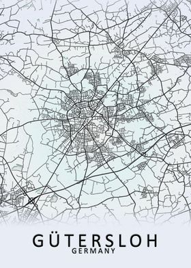 Gutersloh Germany City Map