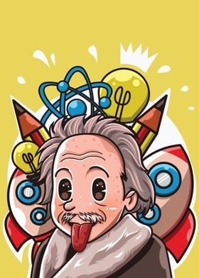 Albert Einstein and Doodle