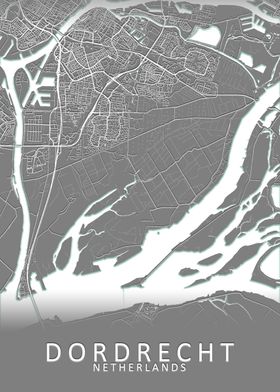 Dordrecht Netherlands Map