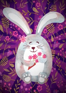 Cute Garden Rabbit 