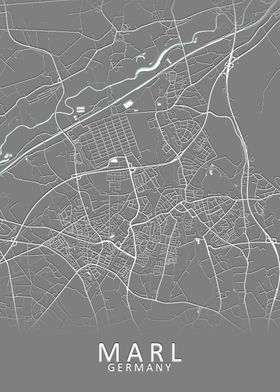 Marl Germany City Map