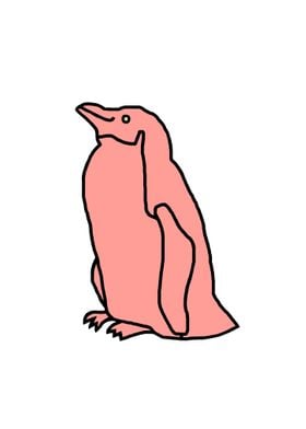 Rose Coloured Penguin