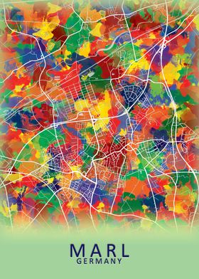 Marl Germany City Map