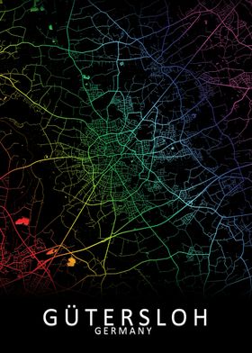 Gutersloh Germany City Map