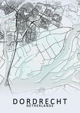 Dordrecht Netherlands Map