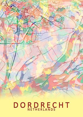 Dordrecht Netherlands Map