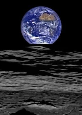 Earthrise 2015 by LRO