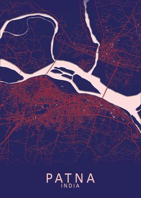 Patna India City Map