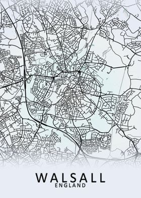 Walsall England City Map