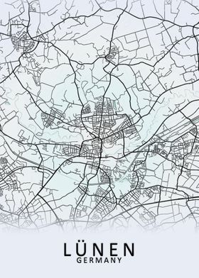 Lunen Germany City Map