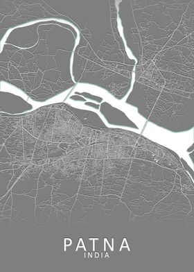 Patna India City Map