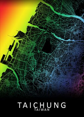 Taichung Taiwan City Map