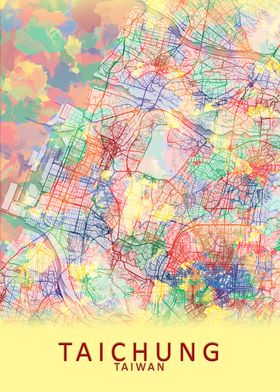 Taichung Taiwan City Map