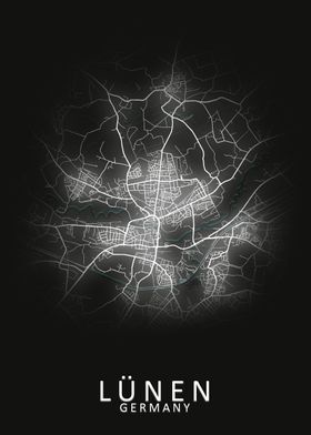 Lunen Germany City Map